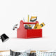 Toolbox With Tools Screwdriver Wall Decal