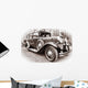 Old American Car Wall Decal