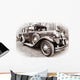 Old American Car Wall Decal