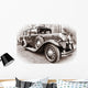 Old American Car Wall Decal