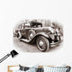 Old American Car Wall Decal