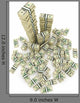 Big Pile Money Green Wall Decal