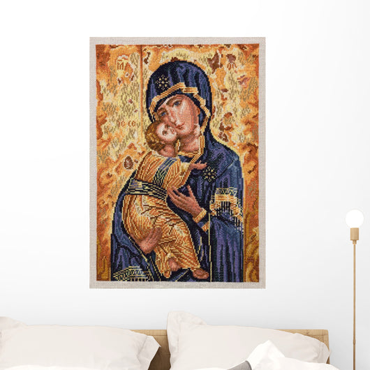 Virgin Mary With Child Wall Decal
