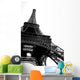 Eiffel Tower Perspective Wall Decal