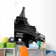 Eiffel Tower Perspective Wall Decal