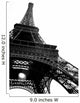 Eiffel Tower Perspective Wall Decal