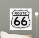 Route 66 Sign Wall Decal