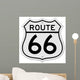 Route 66 Sign Wall Decal