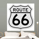 Route 66 Sign Wall Decal