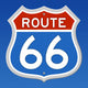 Route 66 Road Sign Wall Decal