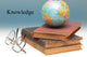 Books And World Globe Wall Decal