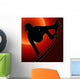 Sunset Back Skateboarding Vert Wall Decal