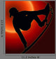 Sunset Back Skateboarding Vert Wall Decal