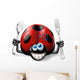 Ladybug Hungry Wall Decal