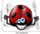 Ladybug Hungry Wall Decal