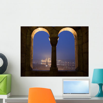 Windows Fisherman'S Bastion Wall Decal shown on a wall