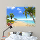 Beach Palms And Umbrella Wall Decal
