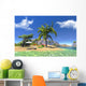 CG Render Paradise Lagoon Beach Wall Decal
