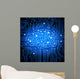 Circuit Board Brain Wall Decal