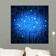 Circuit Board Brain Wall Decal