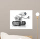 Futuristic Robot Talk Artificial Wall Decal