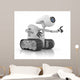 Futuristic Robot Talk Artificial Wall Decal