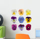 Pansy Flower Pansies Wall Stickers Wall Decal
