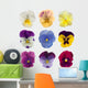 Pansy Flower Pansies Wall Stickers Wall Decal