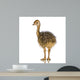 Ostrich Chick White Background Wall Decal