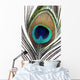 Up Peacock Feather Wall Decal