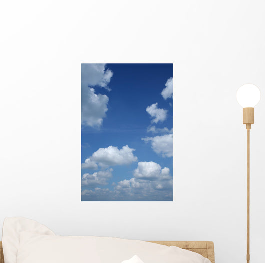 Blue Skies And White Wall Decal