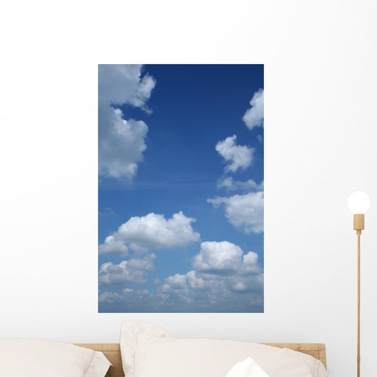 Blue Skies And White Wall Decal