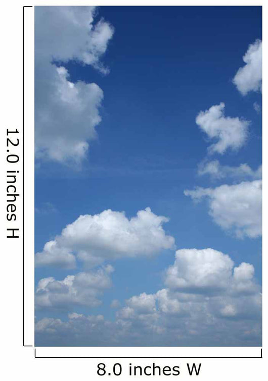 Blue Skies And White Wall Decal