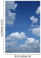Blue Skies And White Wall Decal