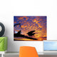 Black Bird Against Sunset Wall Decal