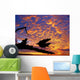 Black Bird Against Sunset Wall Decal