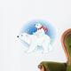 Polar Bear Mom And Cub Illustration Wall Decal