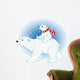 Polar Bear Mom And Cub Illustration Wall Decal