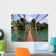 Hanging Bridge Over Small Wall Decal