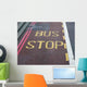 Bus Stop London Wall Decal