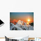 Alpamayo Peak Sunset1 Wall Decal