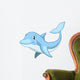 Cartoon Character Dolphin Wall Decal
