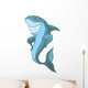 Cartoon Character Shark Wall Decal