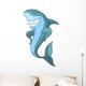 Cartoon Character Shark Wall Decal
