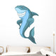 Cartoon Character Shark Wall Decal