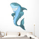 Cartoon Character Shark Wall Decal