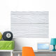 White Wood Grain Texture Wall Decal