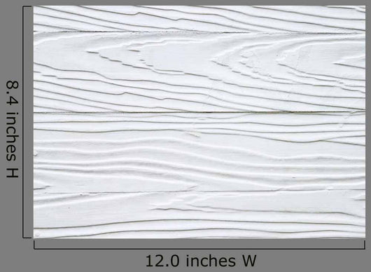 White Wood Grain Texture Wall Decal