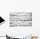 Old White Brick Wall Wall Decal