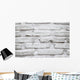 Old White Brick Wall Wall Decal